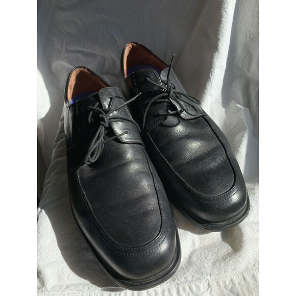 Florsheim Comfortech Black Dress Shoes 13040-001 Plain Toe Size 11.5 D EUC main image 11